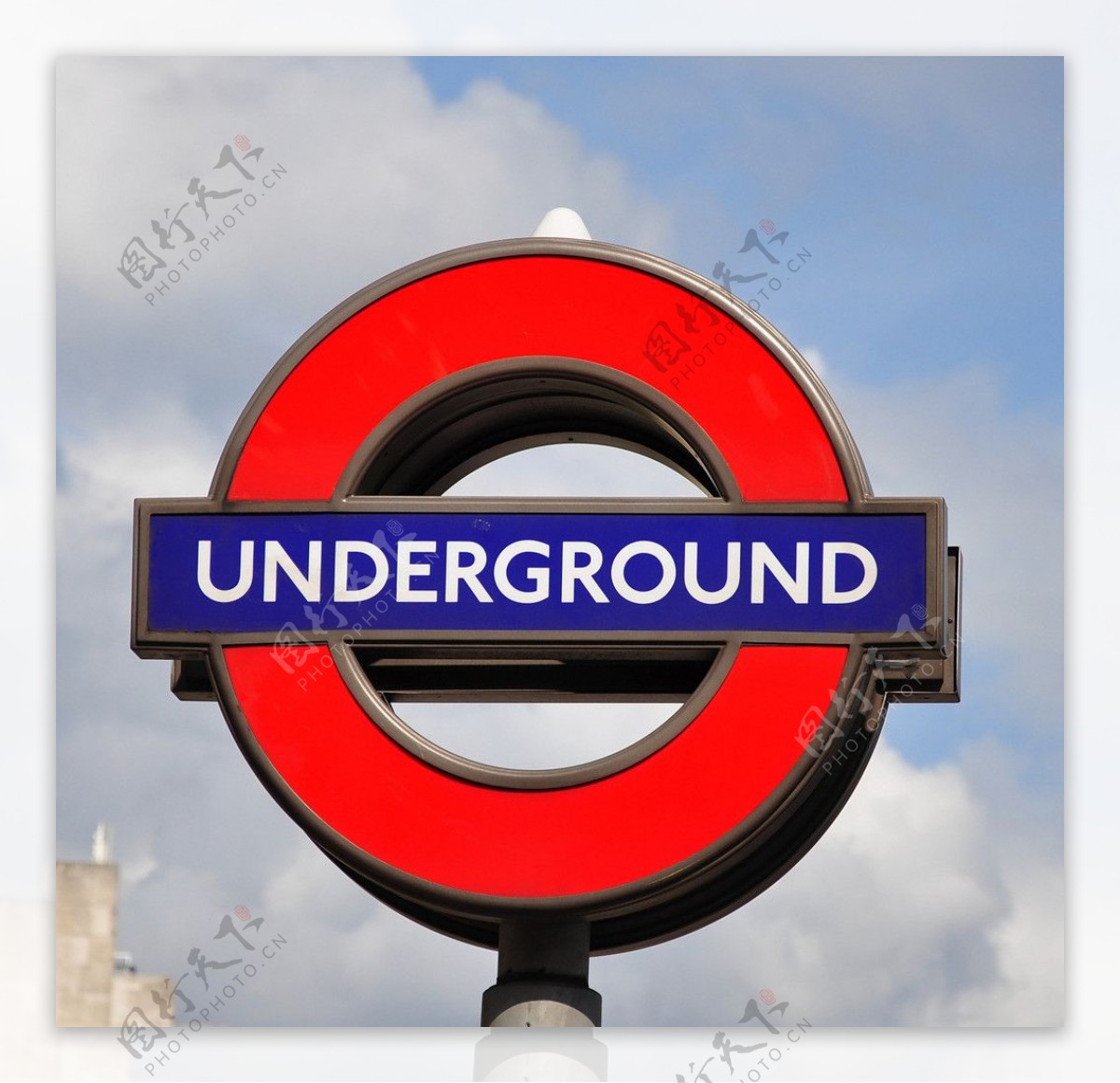 伦敦地铁指示牌图片