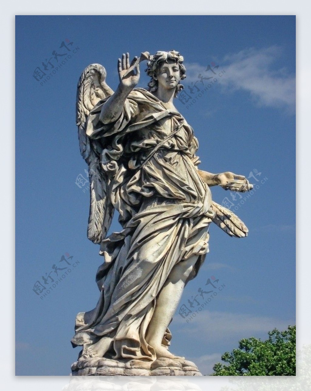 意大利天使雕塑图片