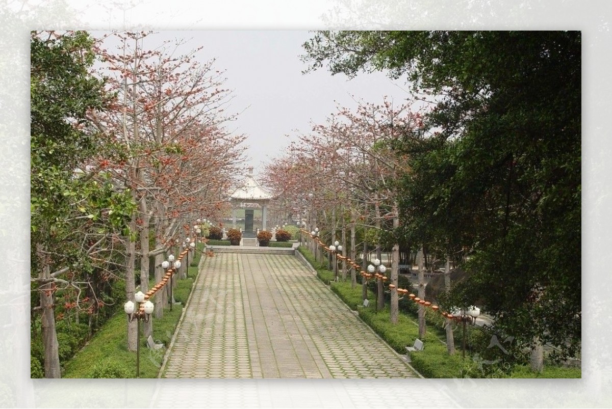 玄武山后花园走廊图片