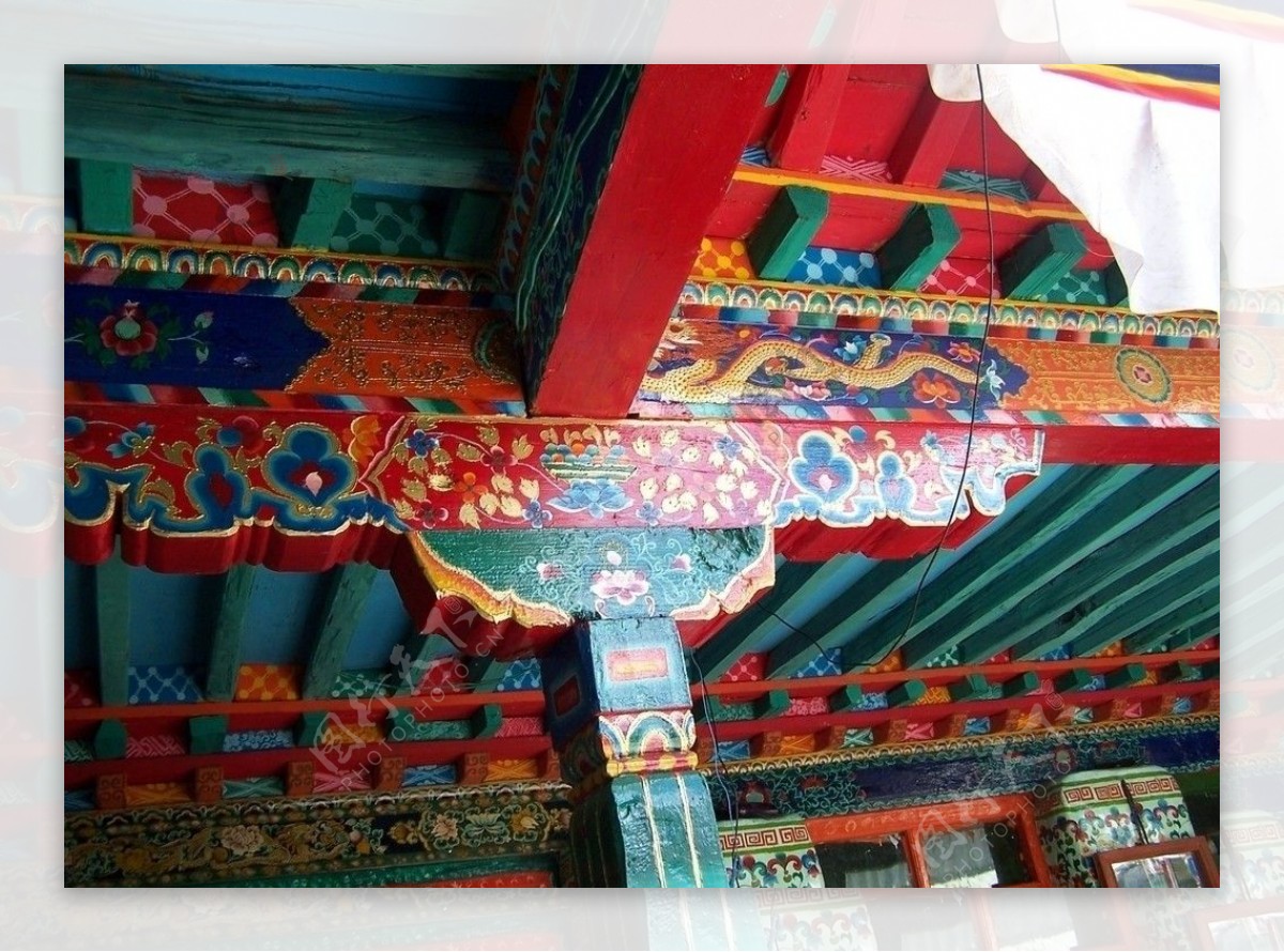 藏式建筑美术图片