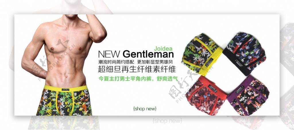 新品内裤广告图片