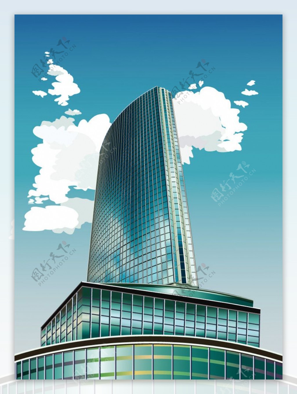 都市城市建筑金融大厦图片