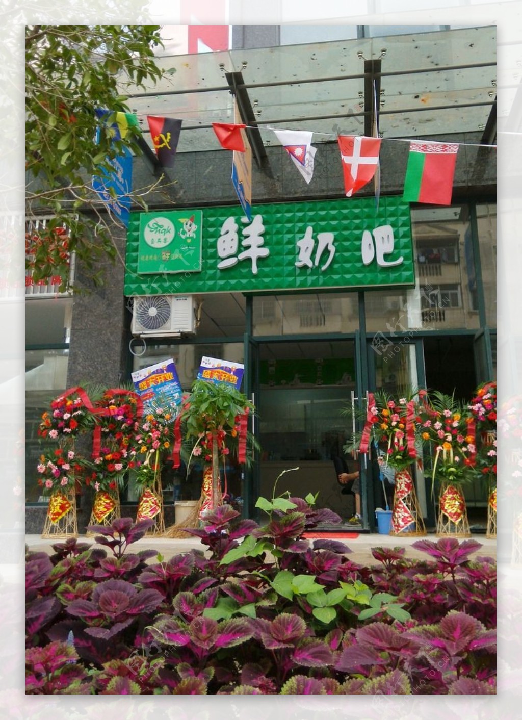 鲜奶吧加盟店图片