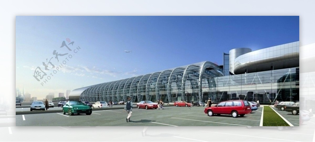 机场建筑效果图图片