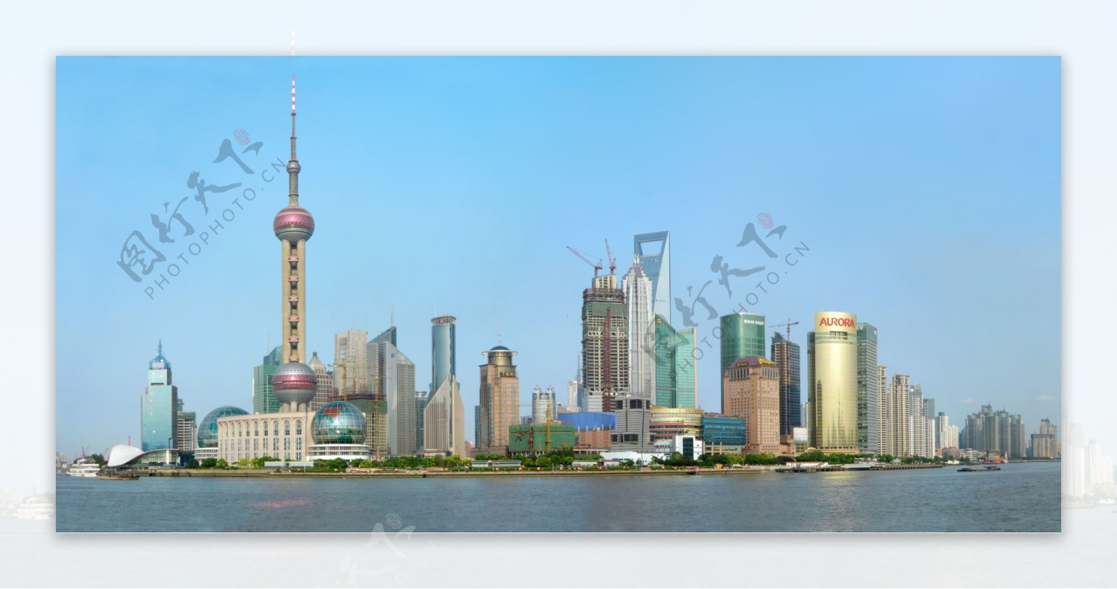 上海浦东天际线图片