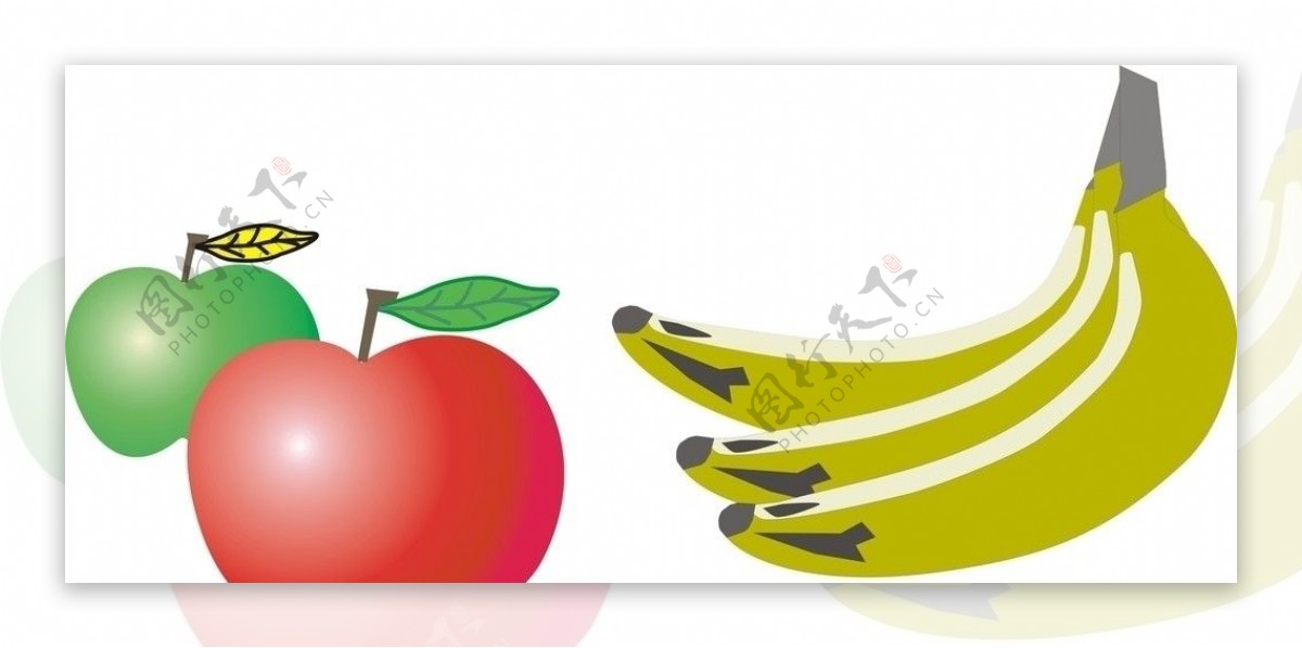 苹果与香蕉图片