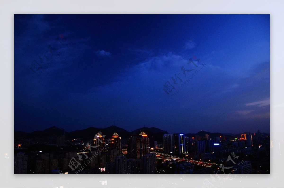 济南夜景图片