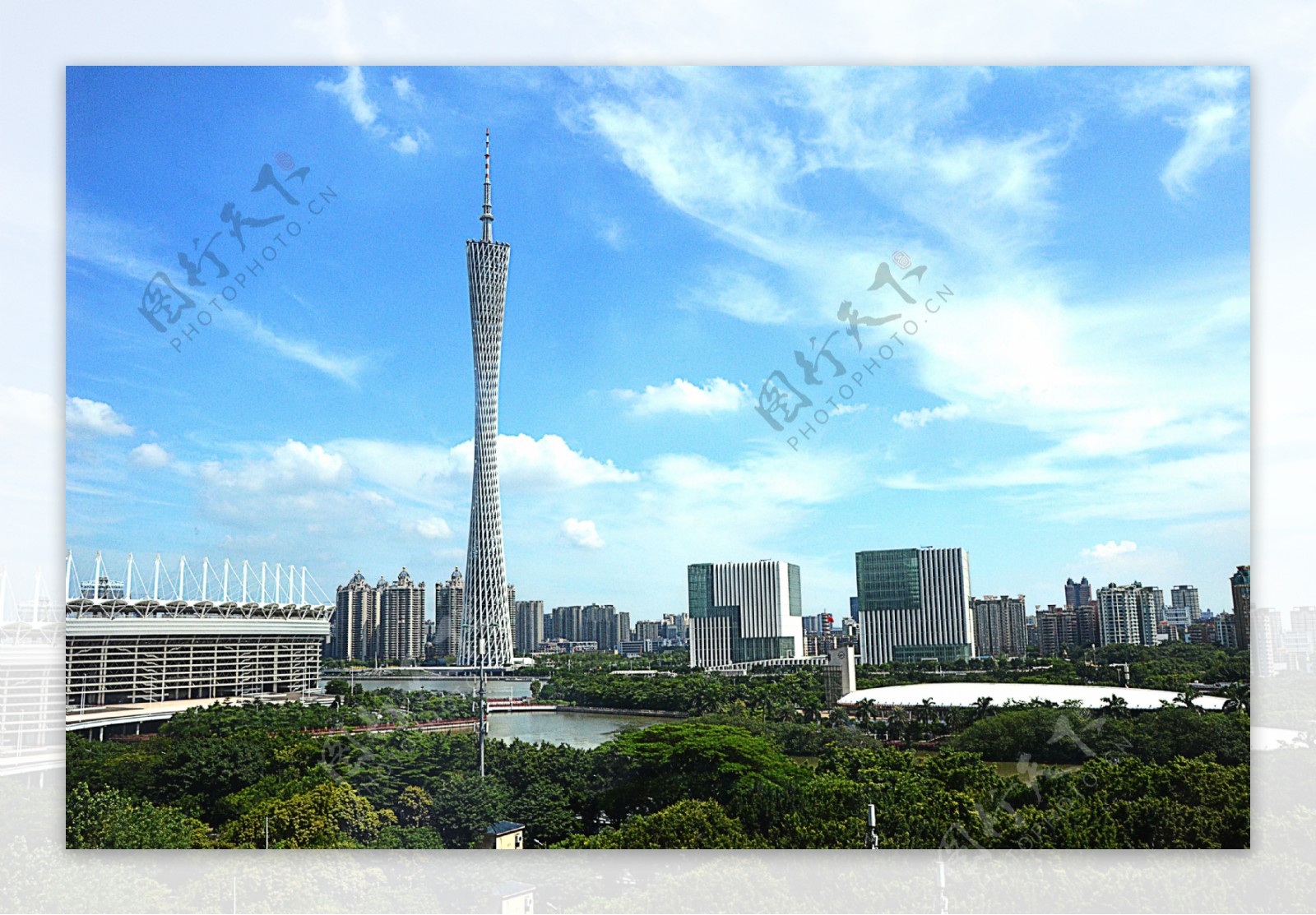 广州地标建筑广州塔图片