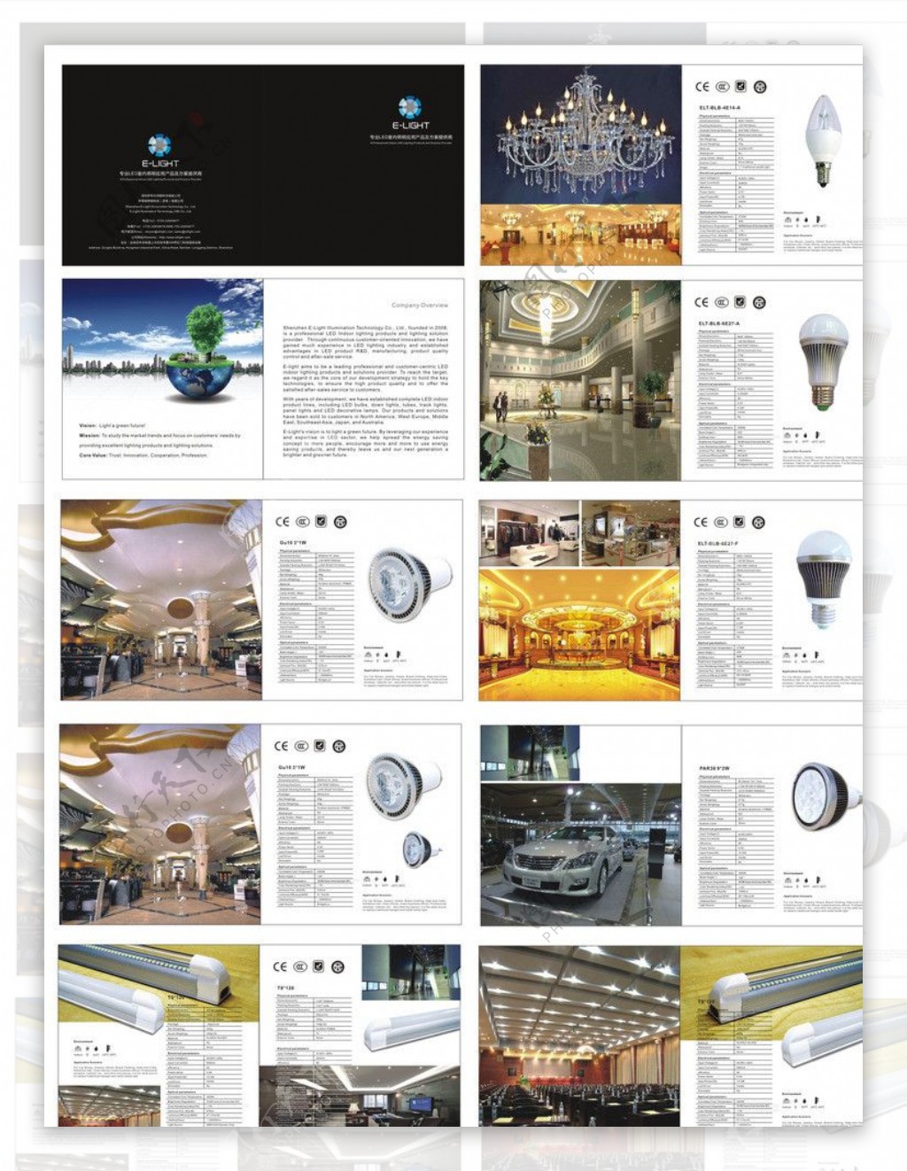 LED灯产品手册图片