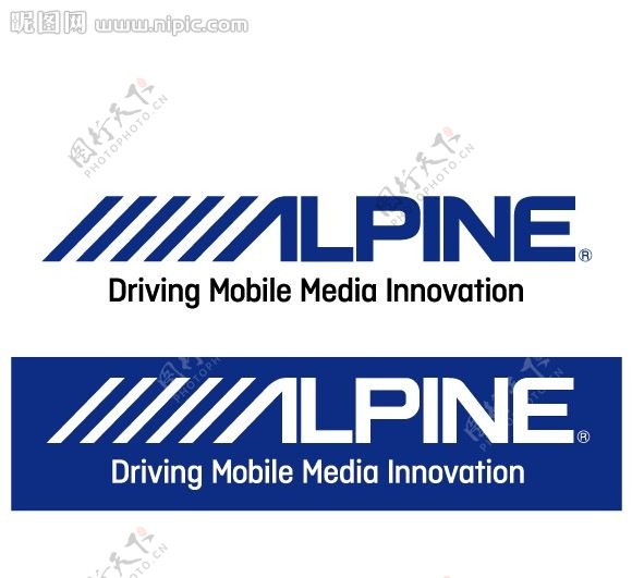 alpine标志图片