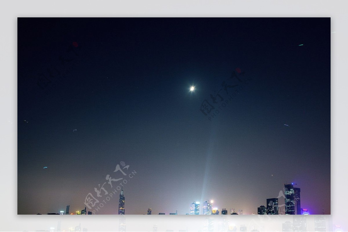 南京都市夜景图片