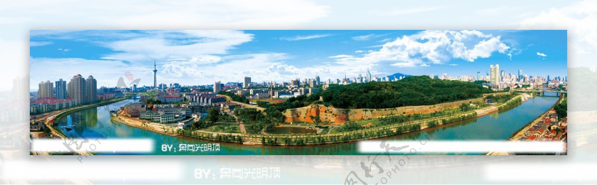 南京市全城风景图图片