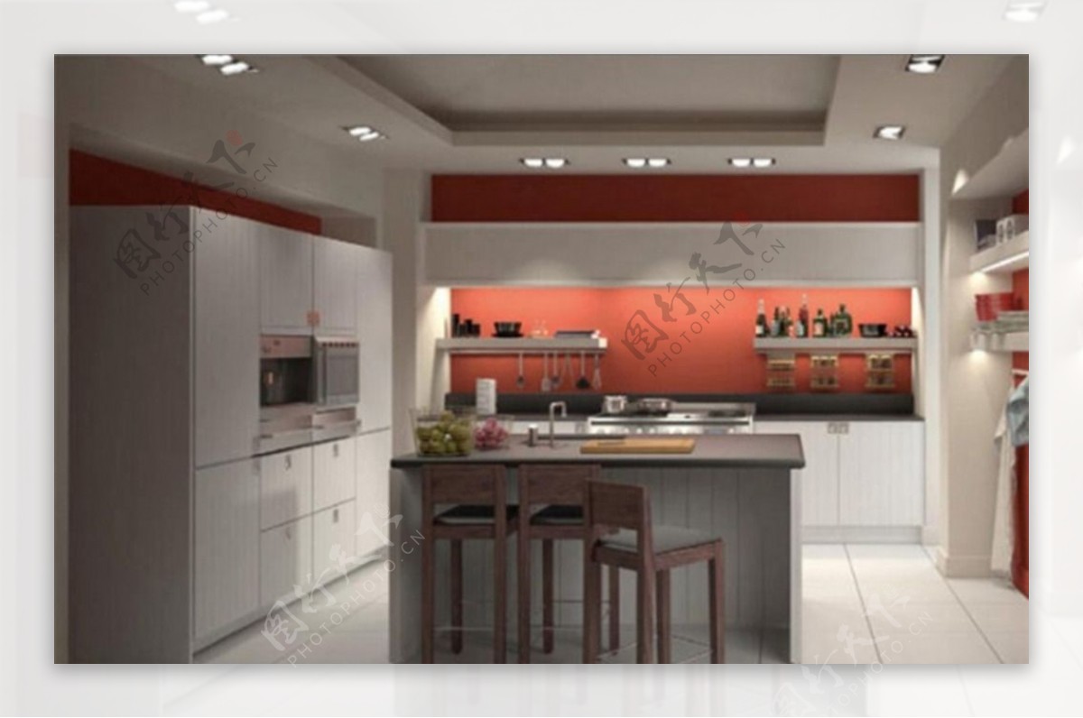 厨房3d设计图片