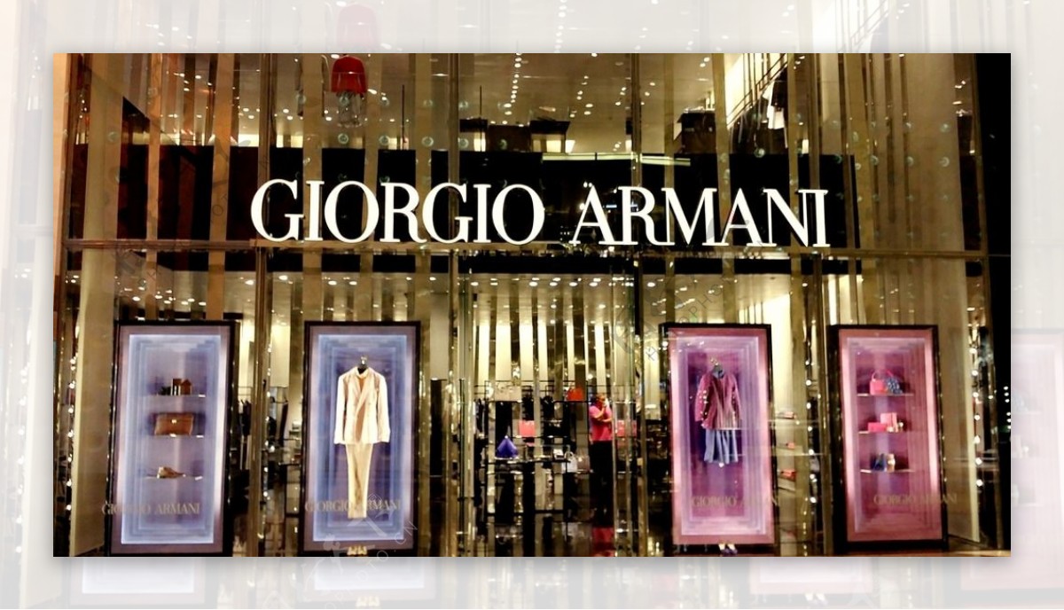 Armani最新橱窗秀图片