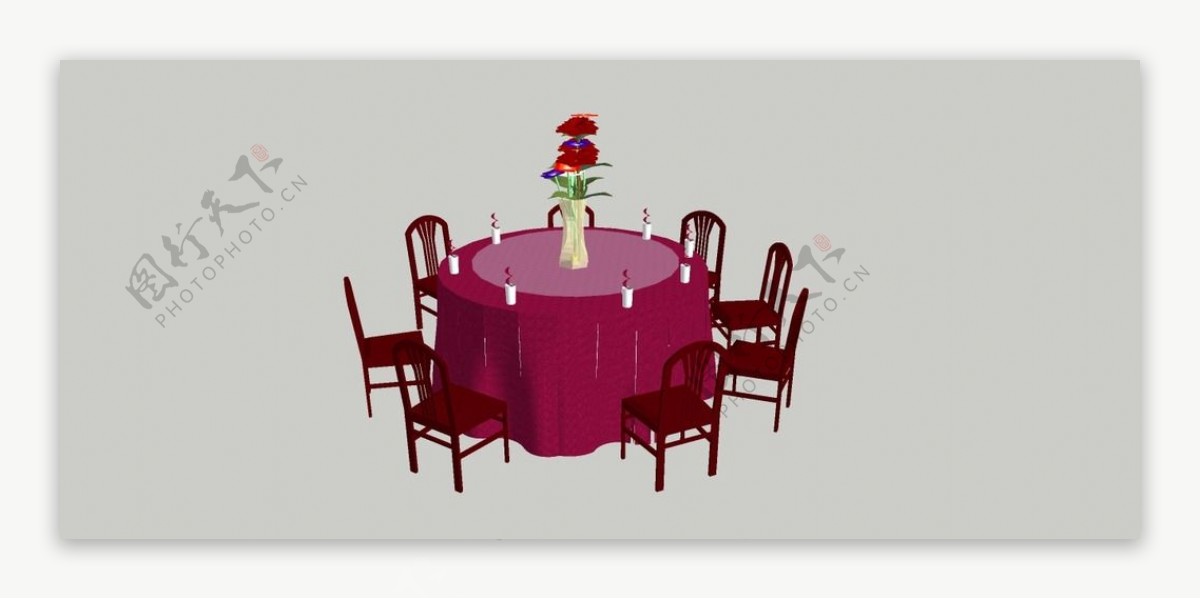 婚宴桌椅图片