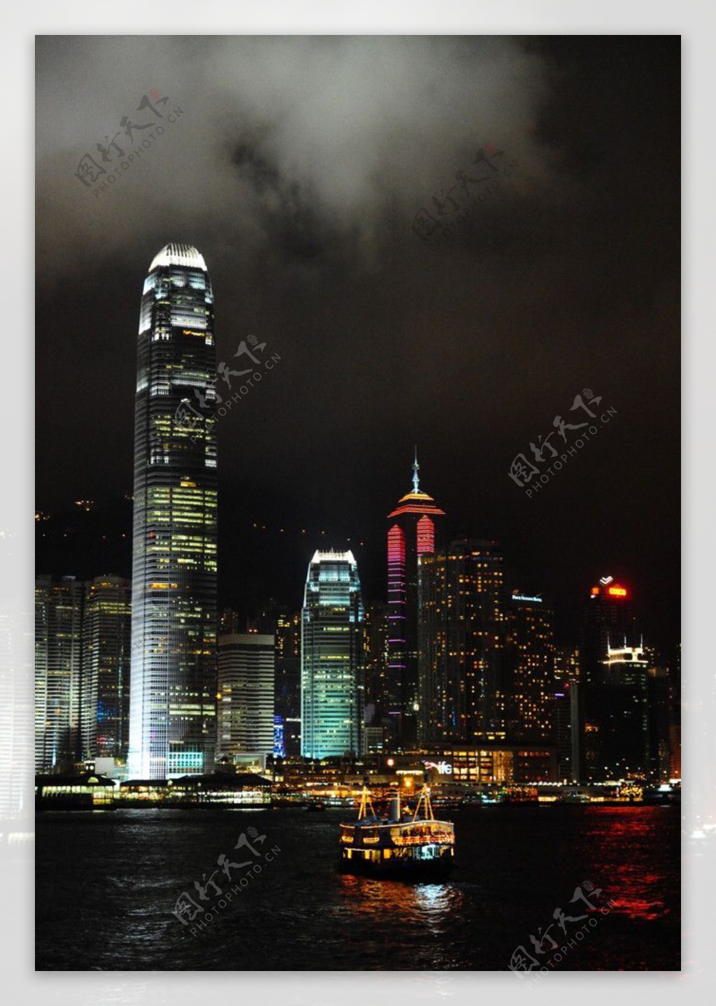 香港夜景图片