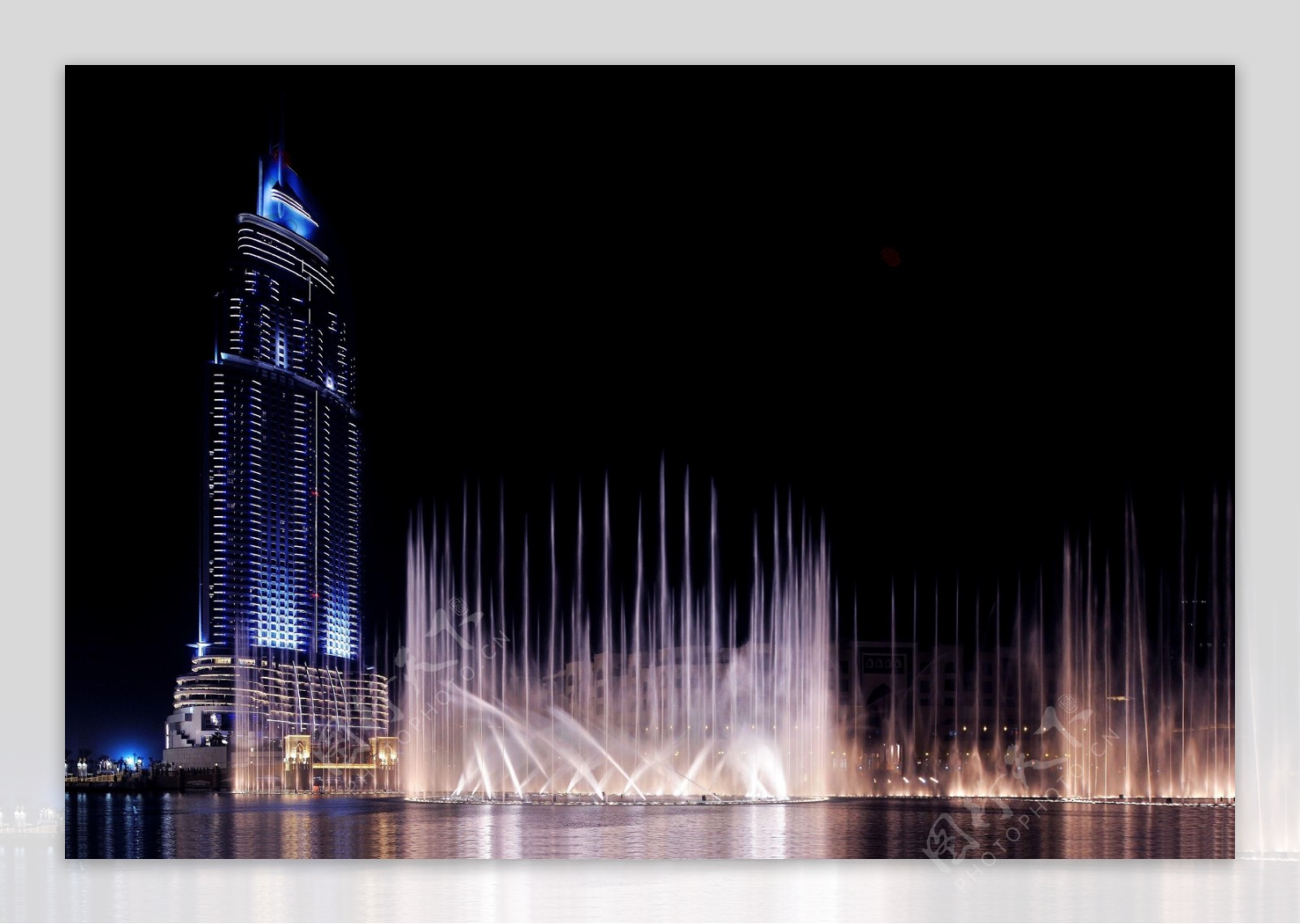 迪拜阿拉伯酒店夜景图片