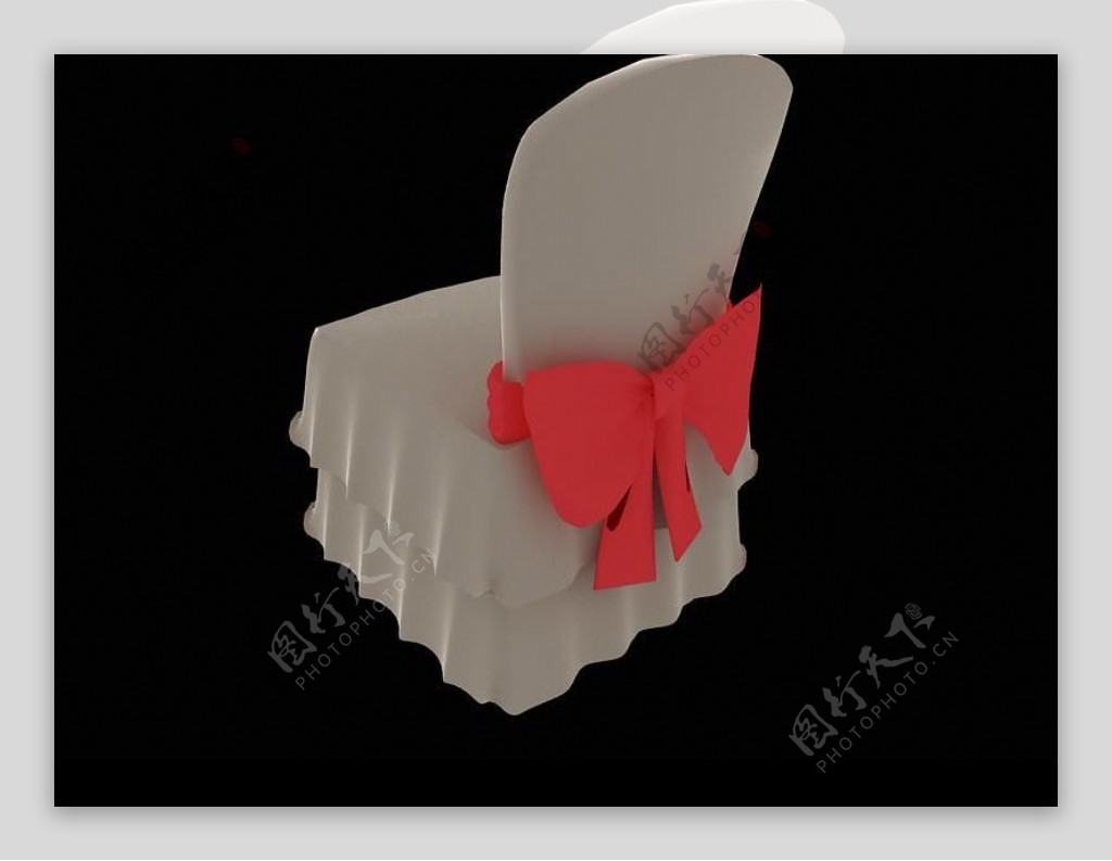 酒店餐椅3D模型图片