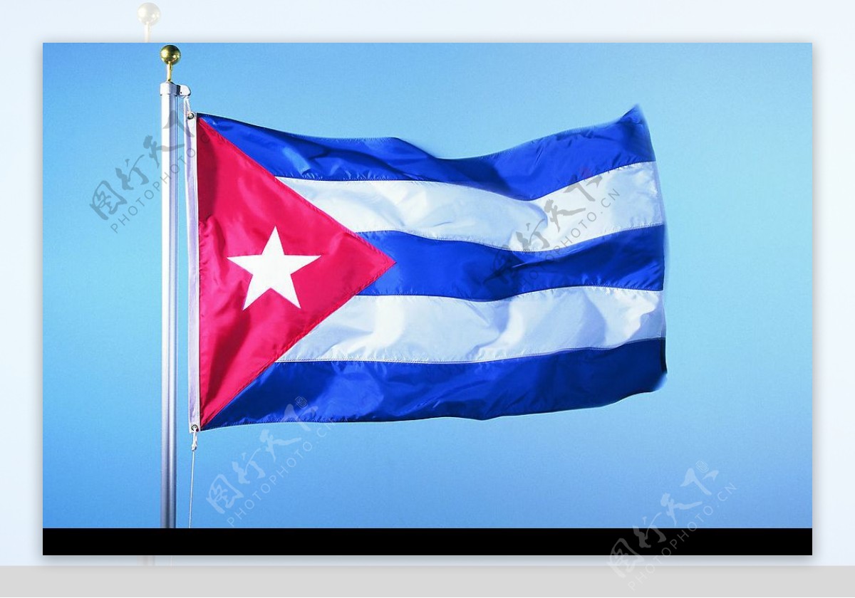 古巴国旗图片
