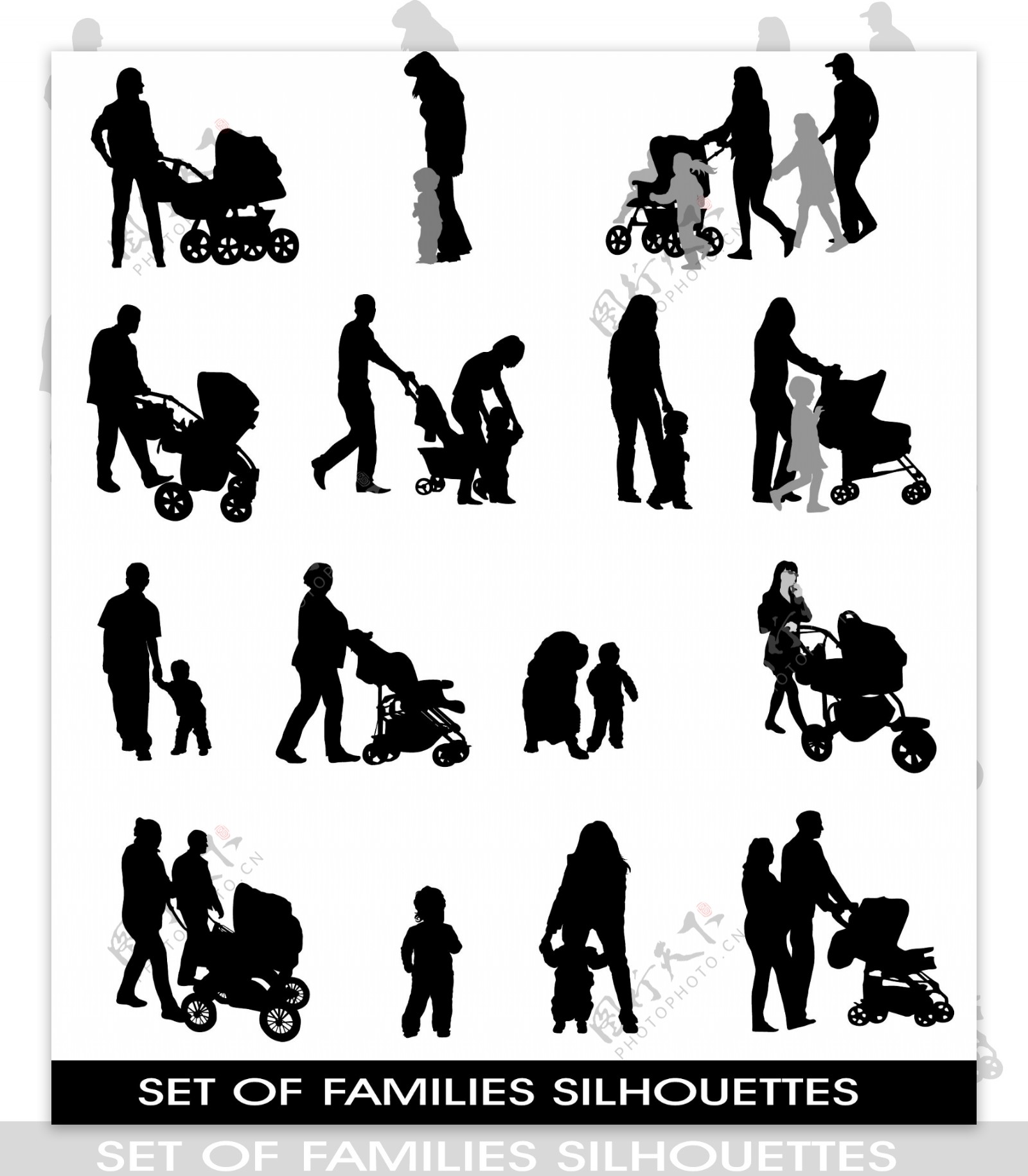 家庭家人人物图标图片