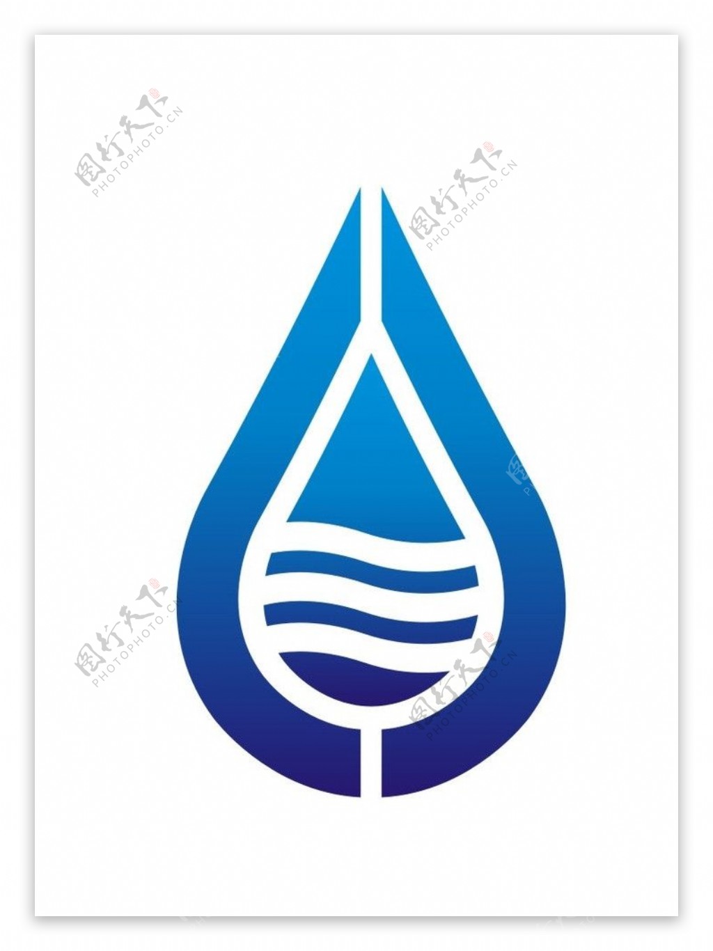 双字母C组成的矿泉水公司标示图片