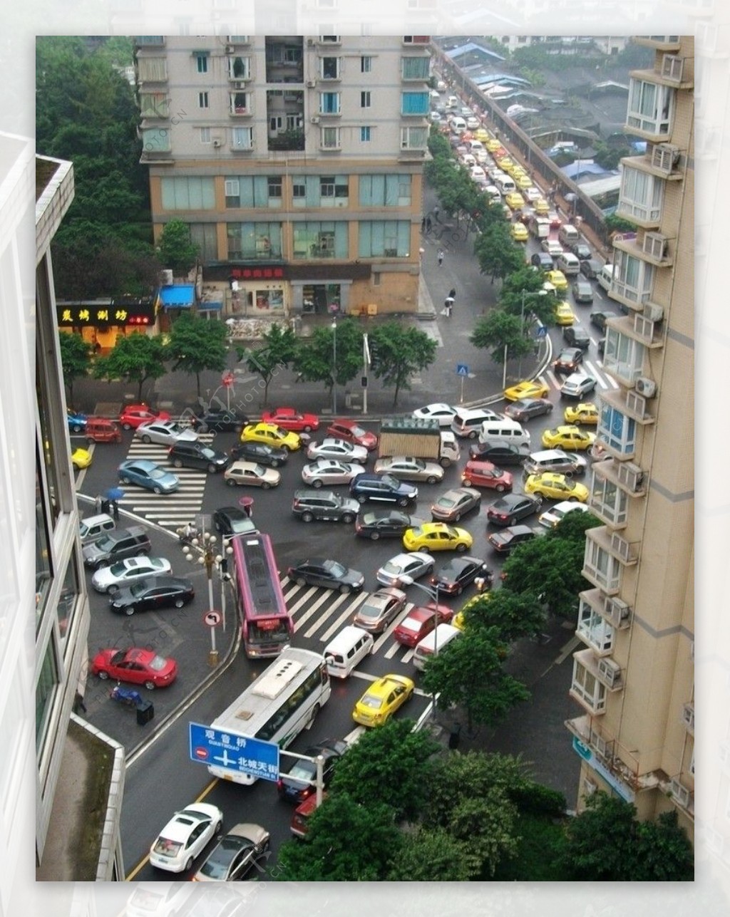 城市生活之堵车图片