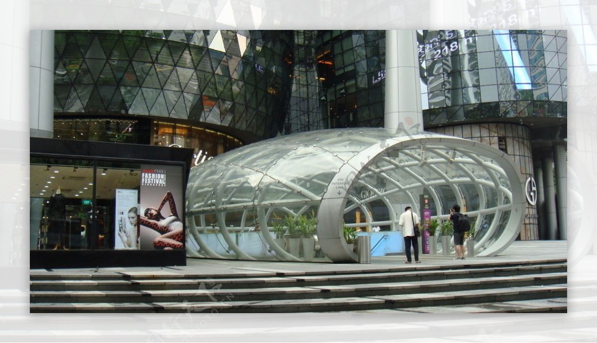 新加坡街景商店图片