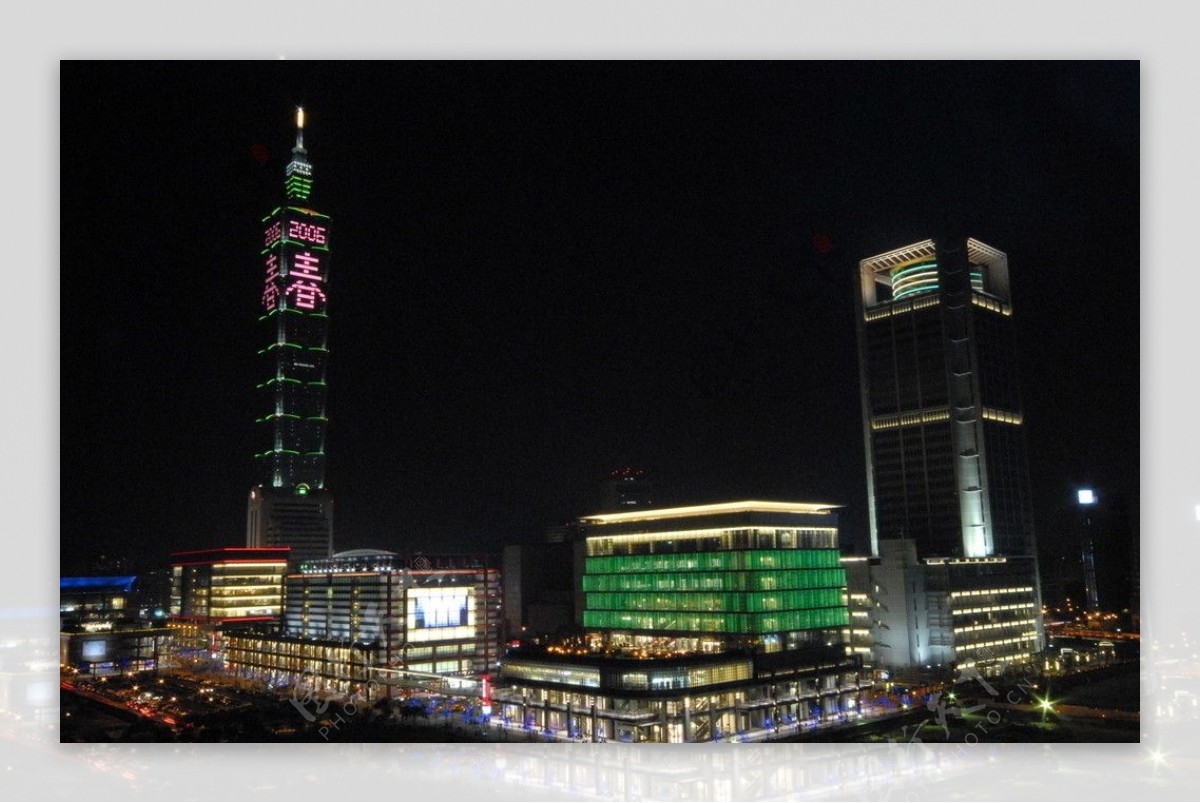 绝美台湾台北101大楼景观图片