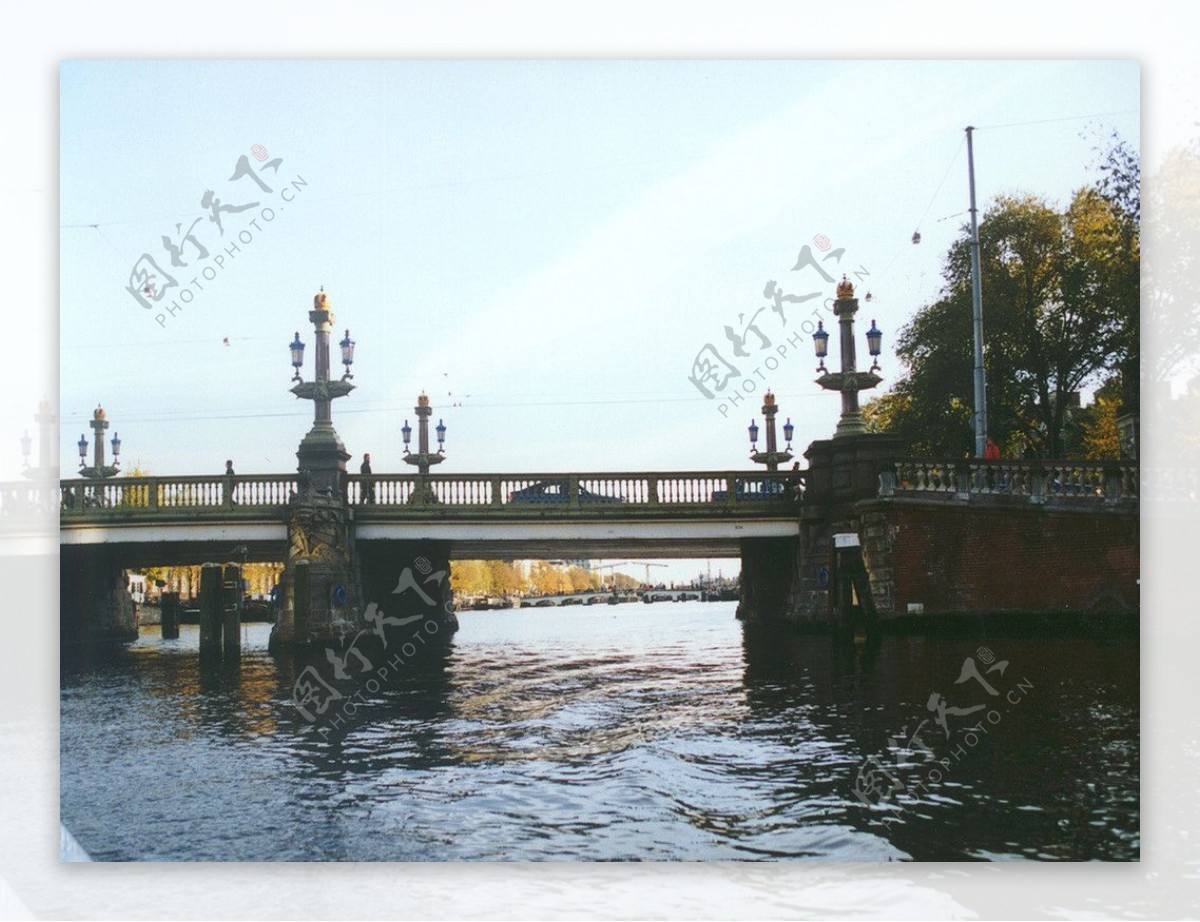 欧式桥建筑图片