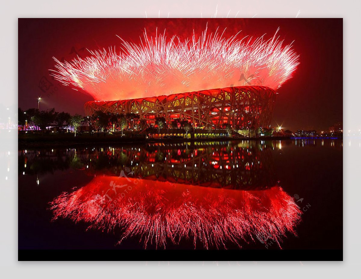 2008北京奥运会开幕式焰火图片