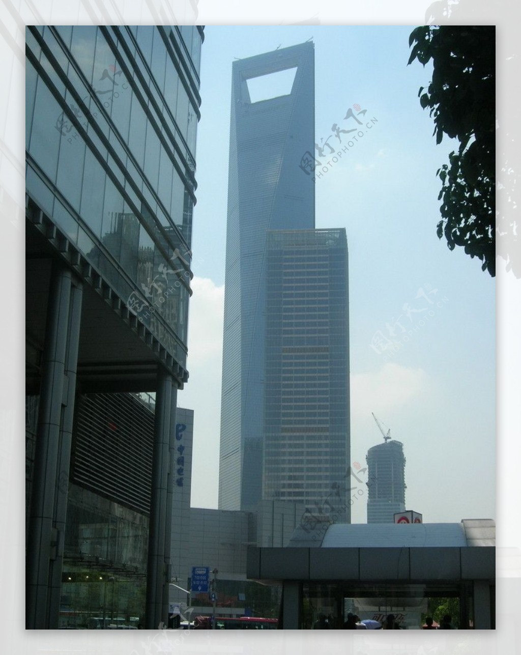 上海环球金融中心上海城市风光上海陆家嘴世纪大道图片