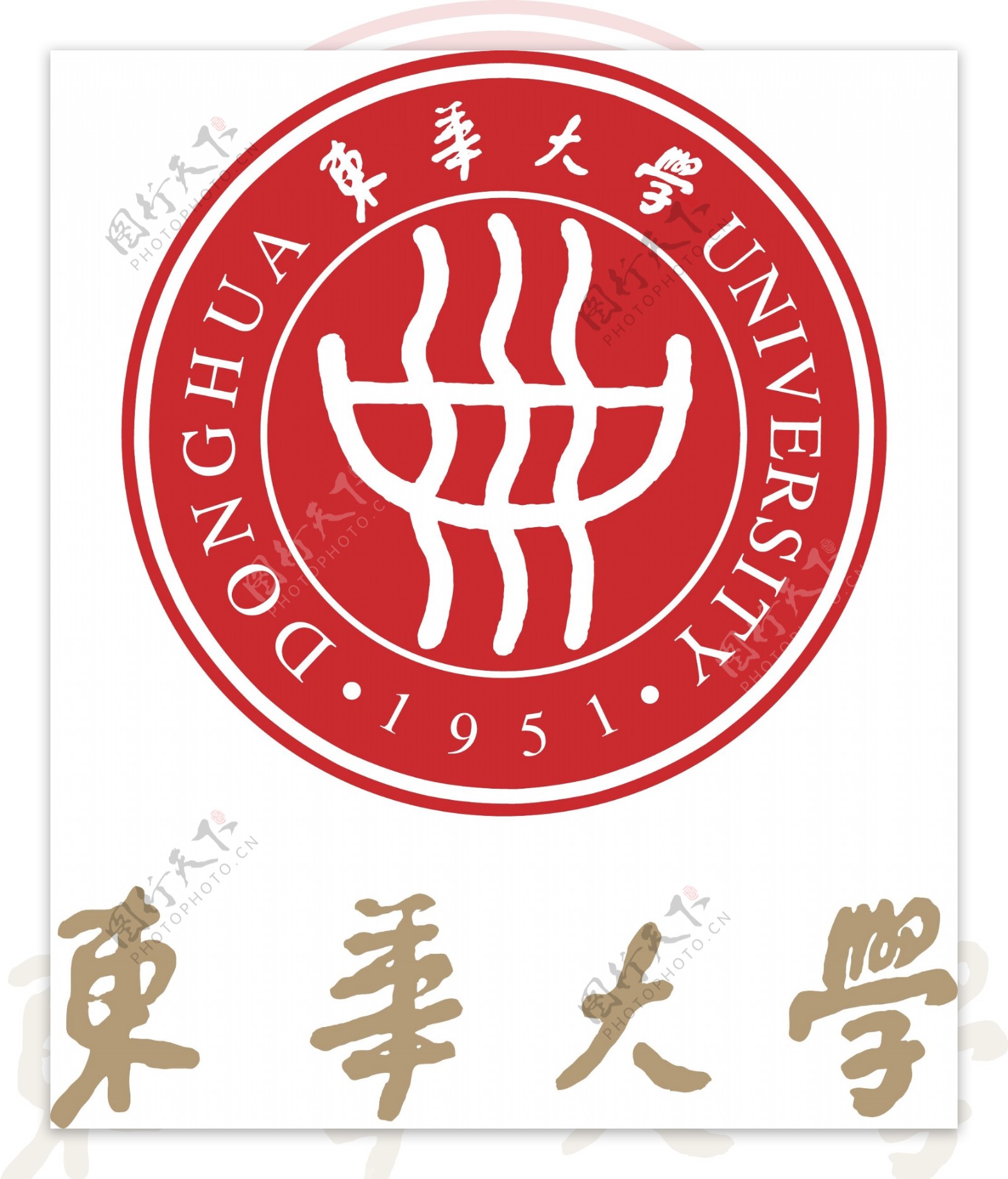 东华大学矢量标志图片