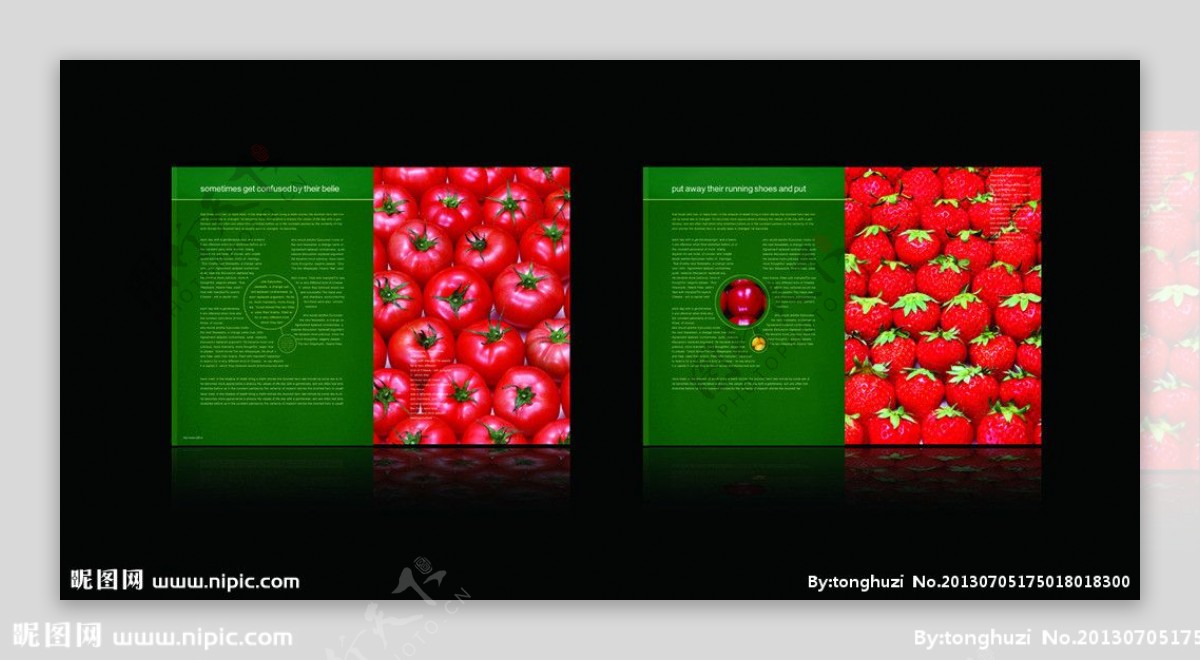 草莓营养画册图片