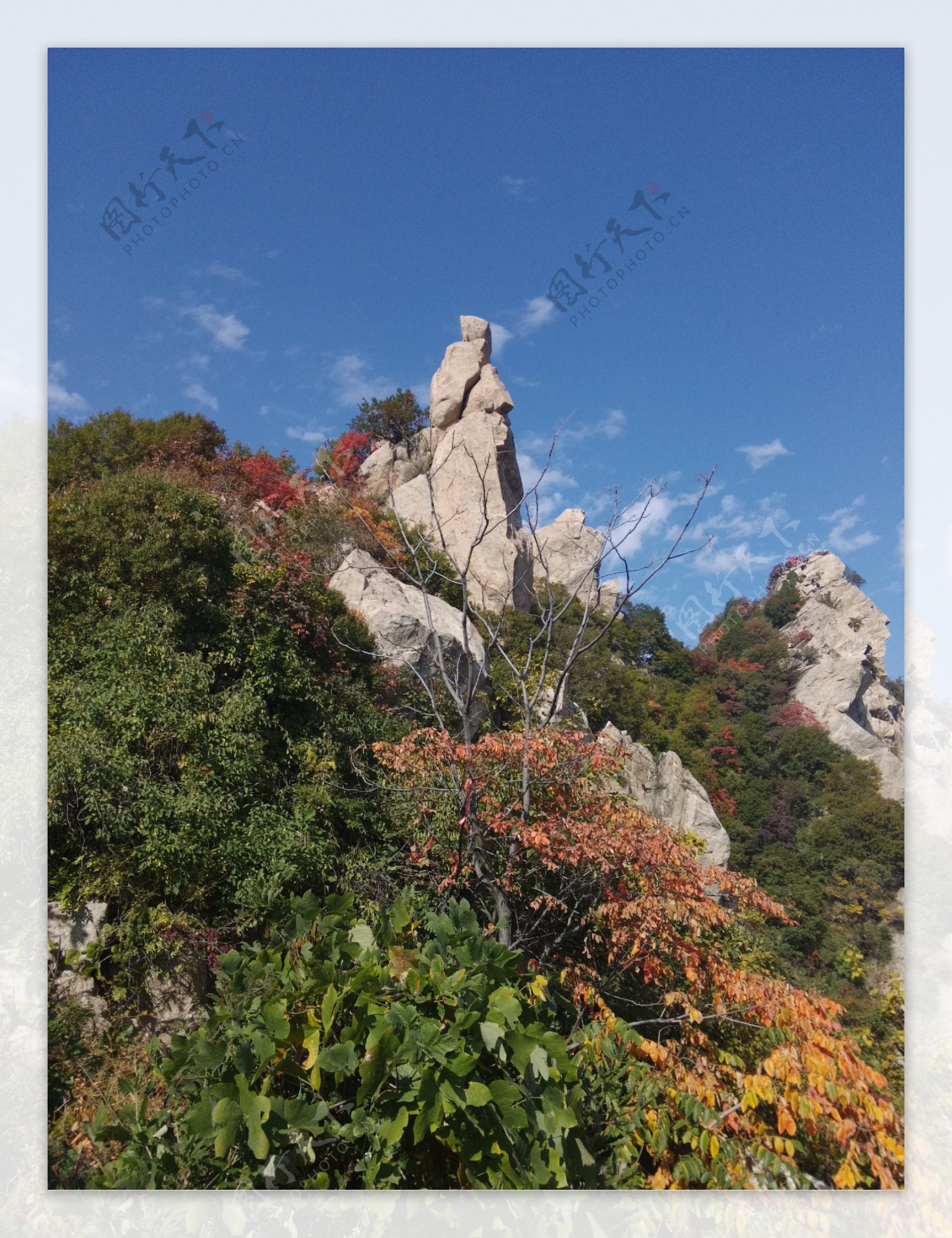 翠华山天然石像图片