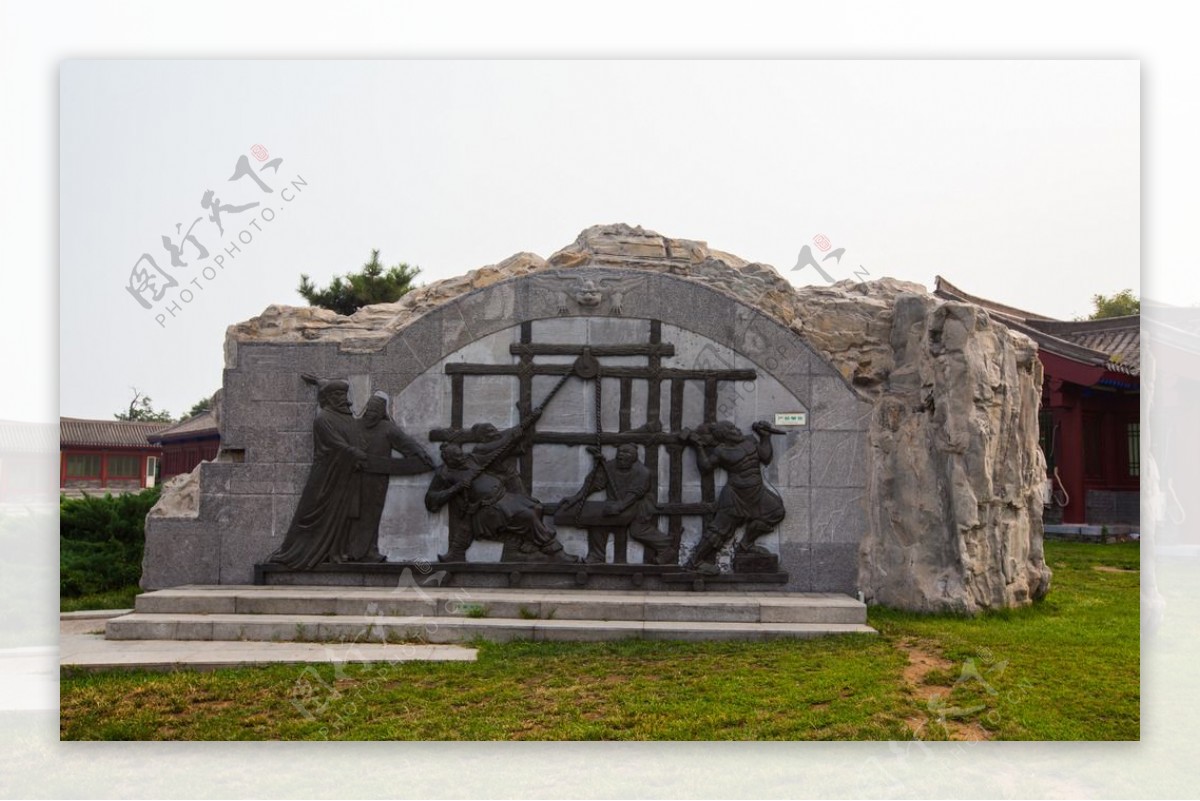 卢沟桥雕塑图片