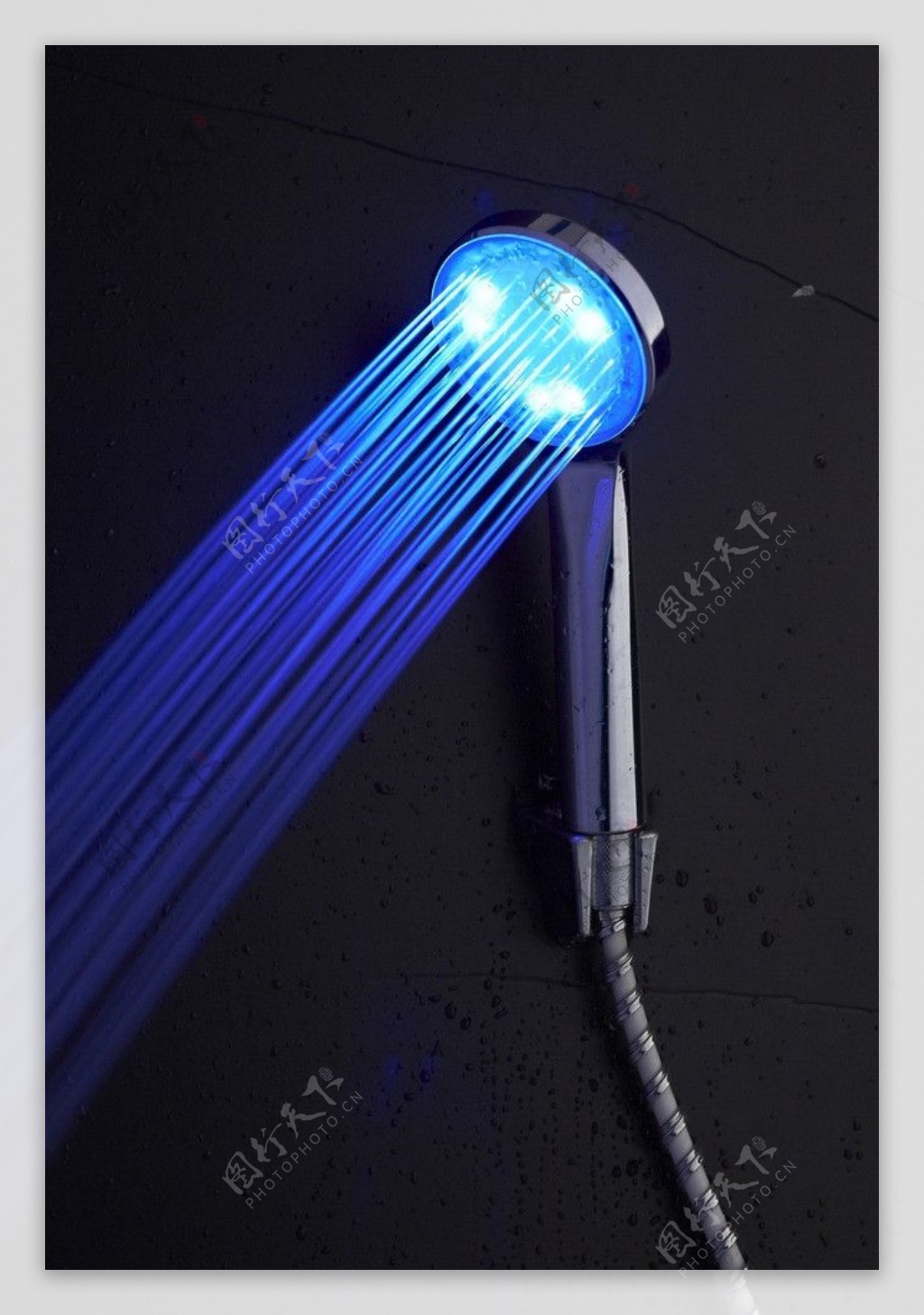 LED花洒时尚淋浴头图片