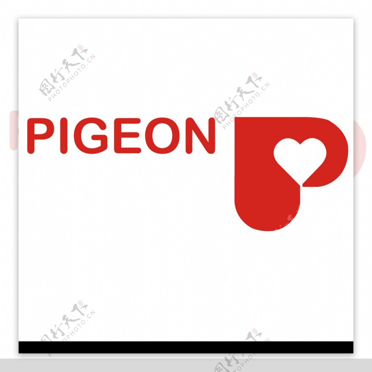 PIGEON贝亲标志矢量图图片