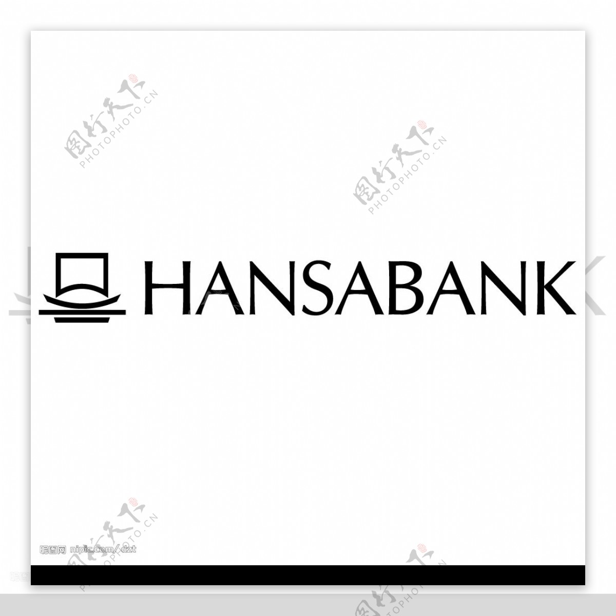 标志德国汉莎银行图片