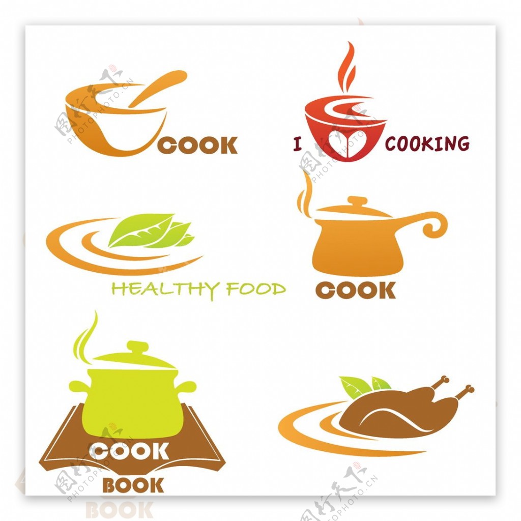 极简设计风格美食主题矢量线性图标 Line Minimal Food Icons – Ai – 设计小咖