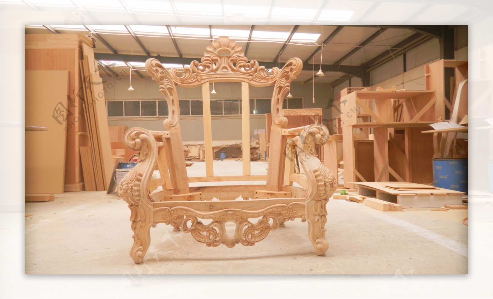 曼洛尼定制欧式家具生产过程展示图片
