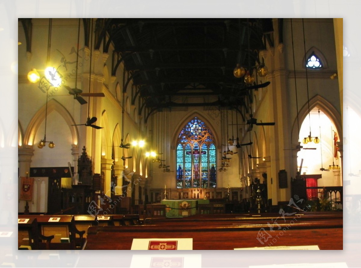 香港中环圣约翰教堂内部图片