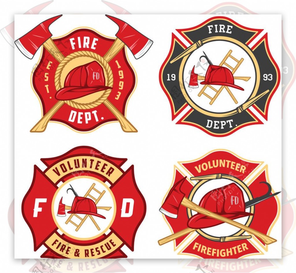 消防图标消防标志图片