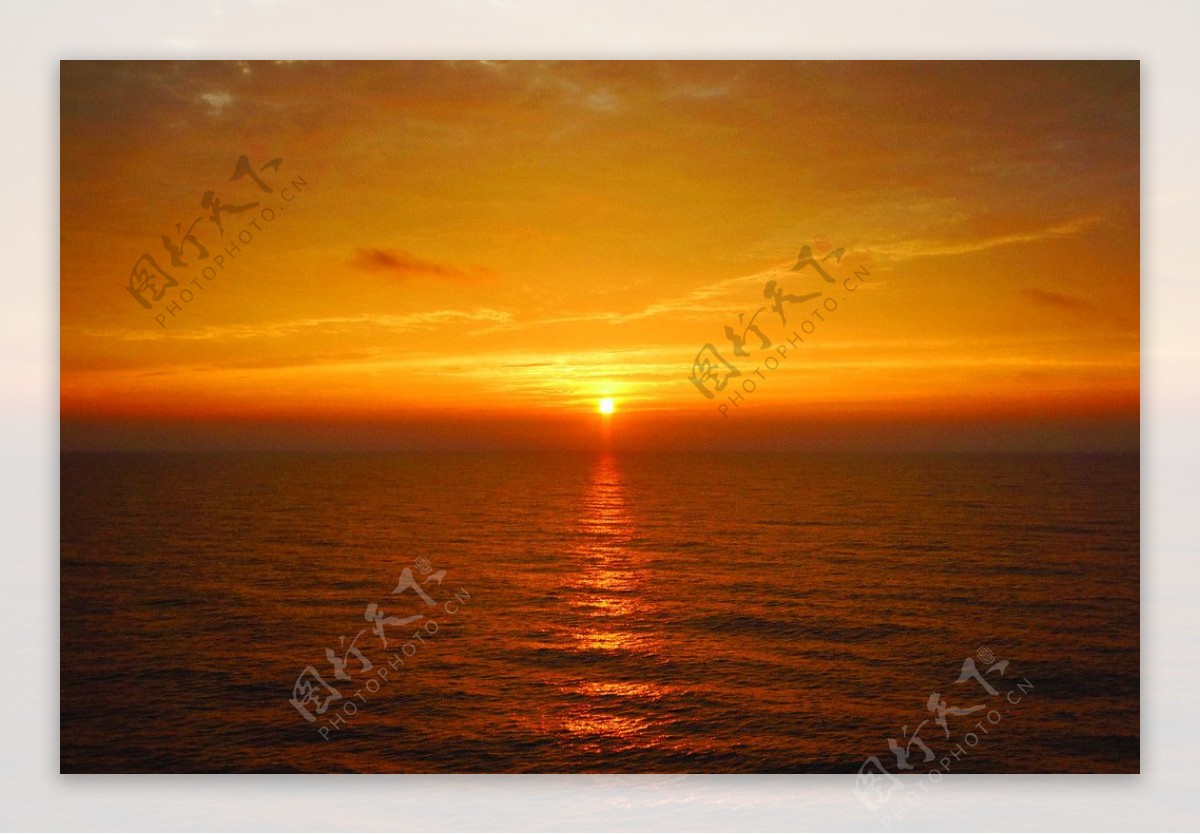 大海太阳图图片