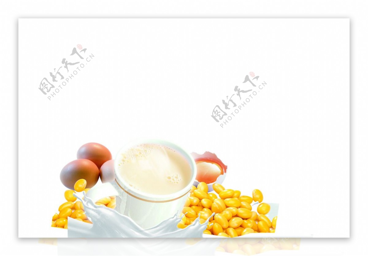 牛奶鸡蛋大豆图片