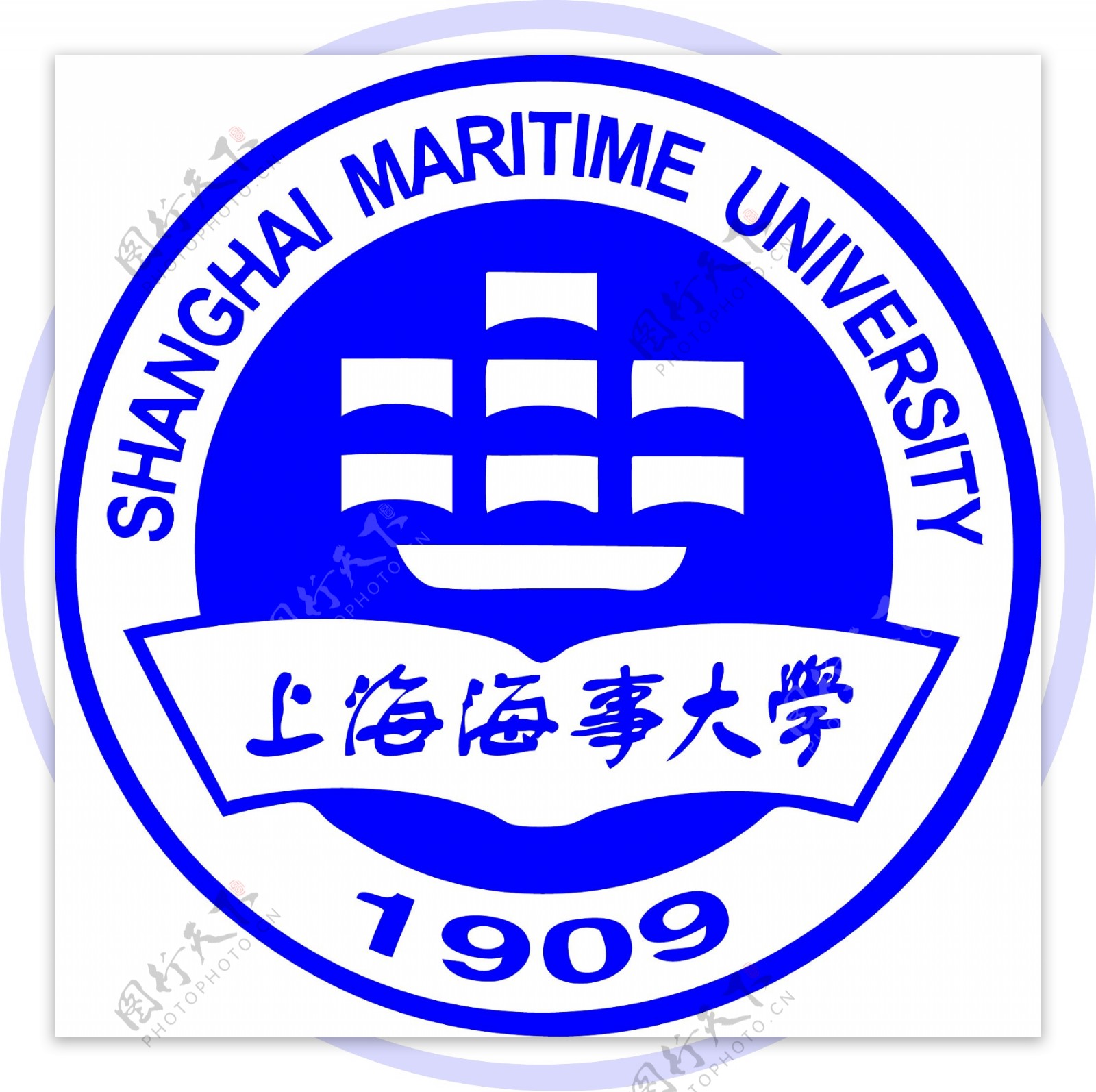 上海海事大学校徽图片