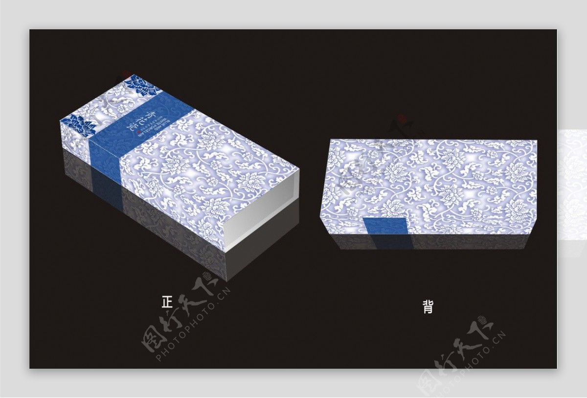 青花瓷盒子图片