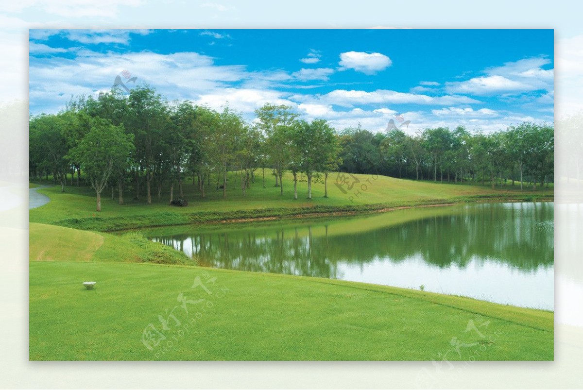 高尔夫球场图片素材-编号13599601-图行天下
