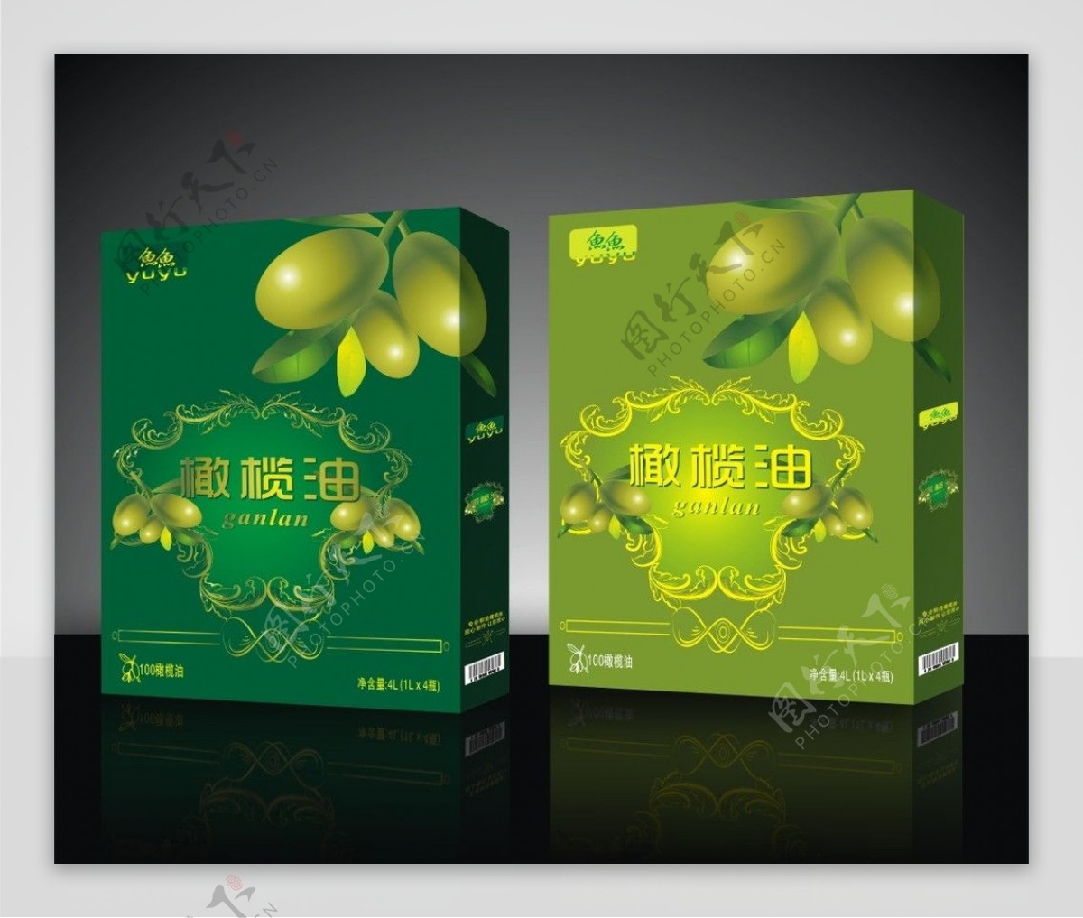 橄榄油包装设计效果图图片