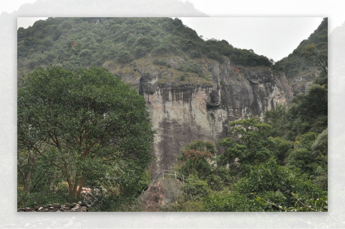 山崖风景图片