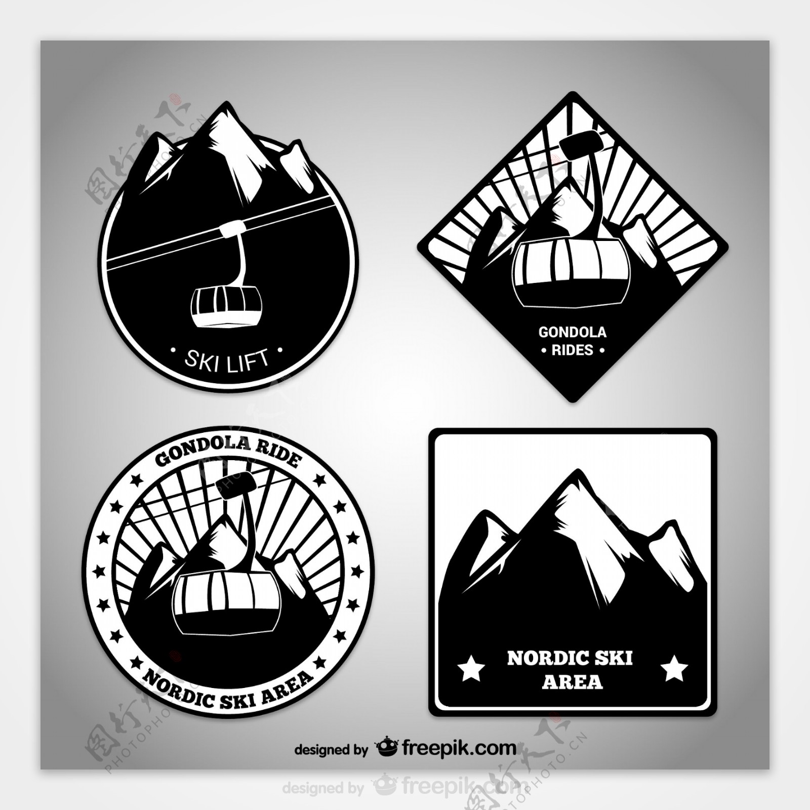 雪山logo图片